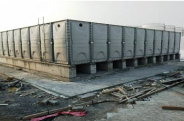 GRP Hot Pressed Sectional Panel Type Water Tank